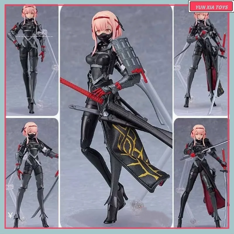 

14cm Samurai Multiple Accessories Movable Cartoon Girl Figures Models Statue Models Boys Collectible Ornament Doll Toys Gifts