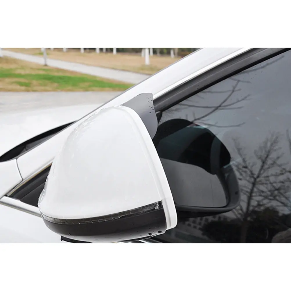 2Pcs Flexible Rear View Mirror Rain Shield Side Mirror Visor for Car Suv Truck Rain Snow Protection Clear Vision Safety Guard
