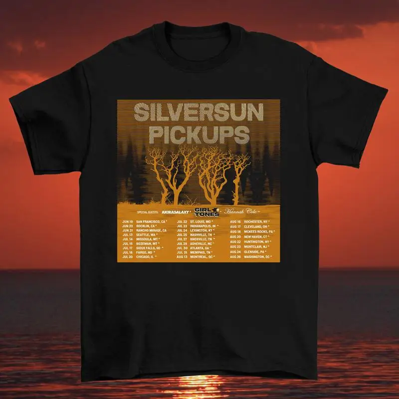 

Футболка тура Silversun Pickups Band 2025 года, полный размер S 5Xl