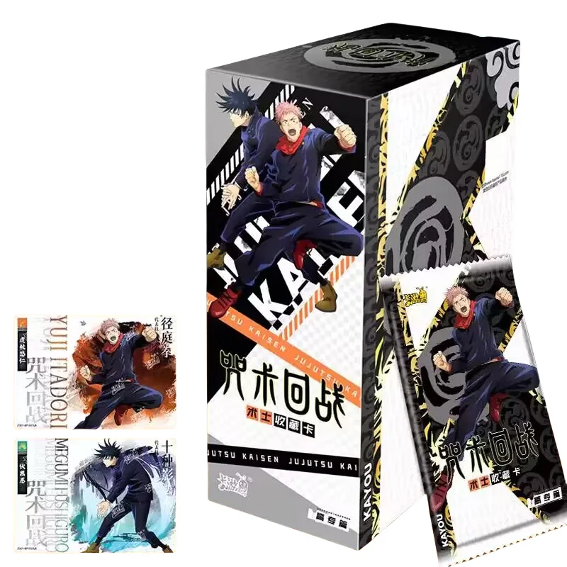 Original KAYOU Anime Jujutsu Kaisen High School Edition Itadori Yuji Kugisaki Nobara Collection Cards Toys Children\'s Gifts