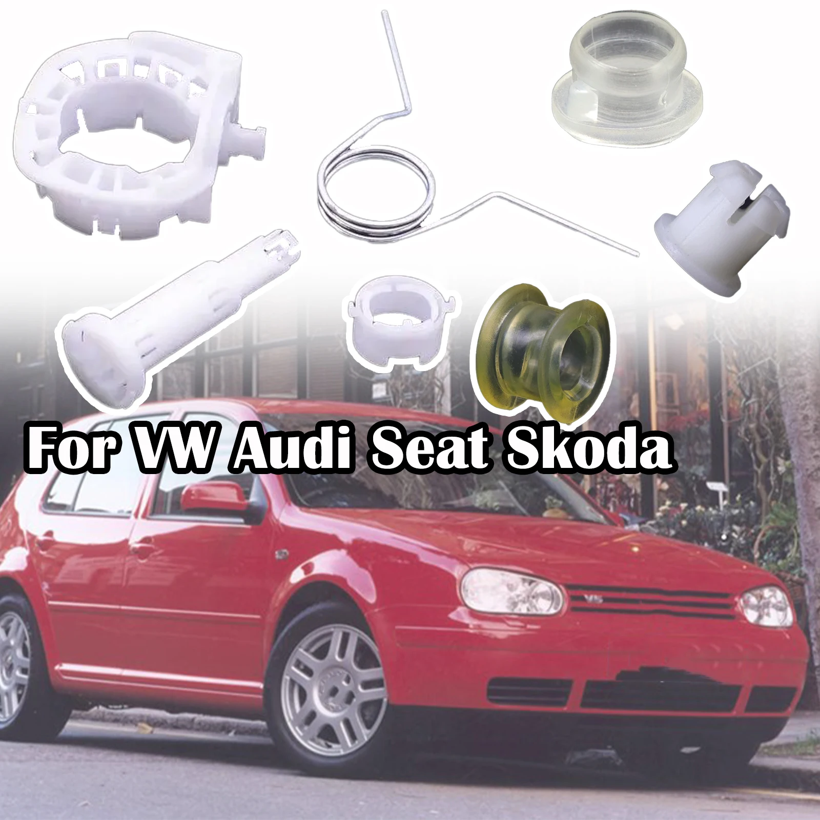 

For VW Audi Seat Skoda Manual Gearbox Repair Kit Shift Lever Cable Linkage Bushing Bearing Shell Case Selector Rods Spare Parts