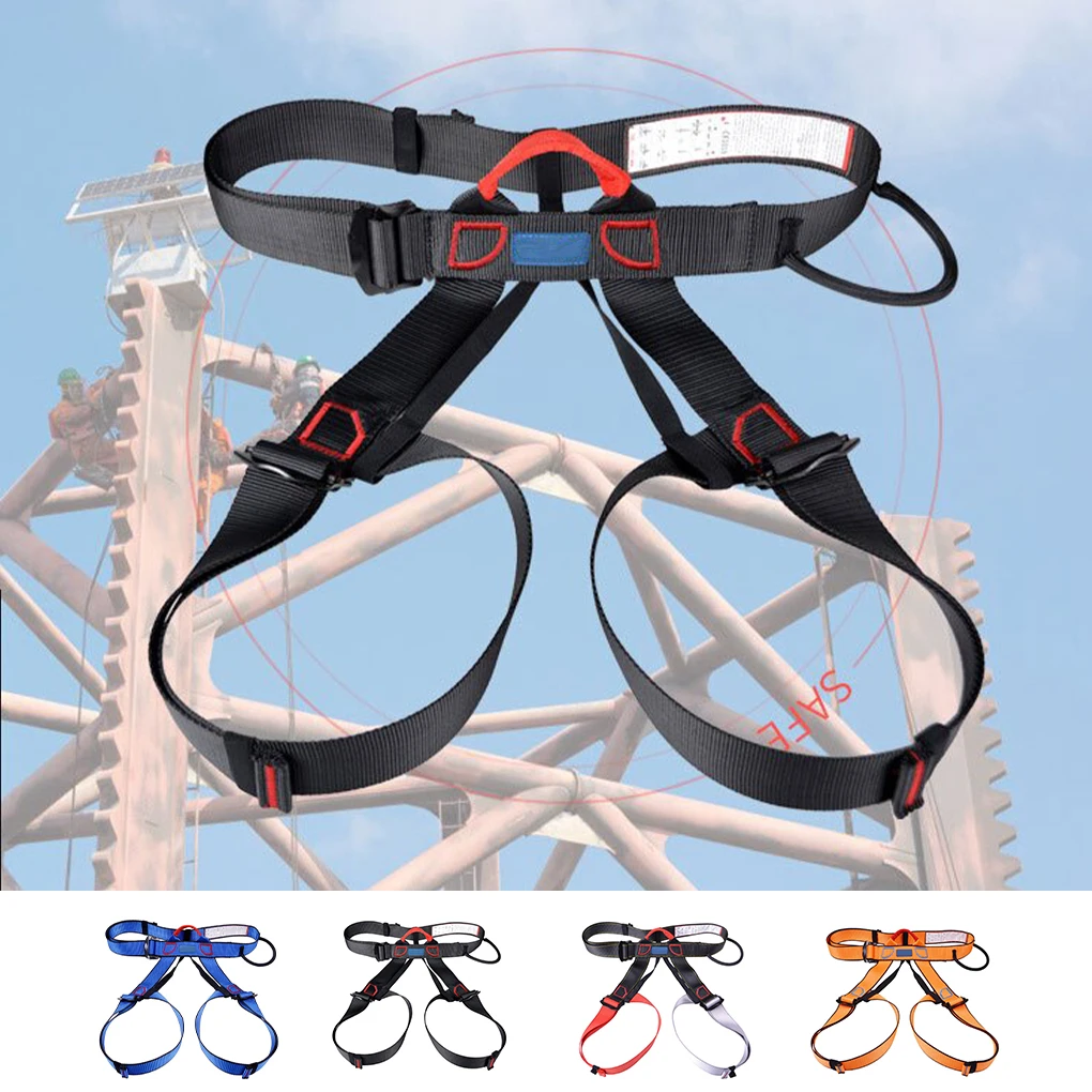 Climbing Harness Camping Survival Fire Rescue Waist Belt Accessories