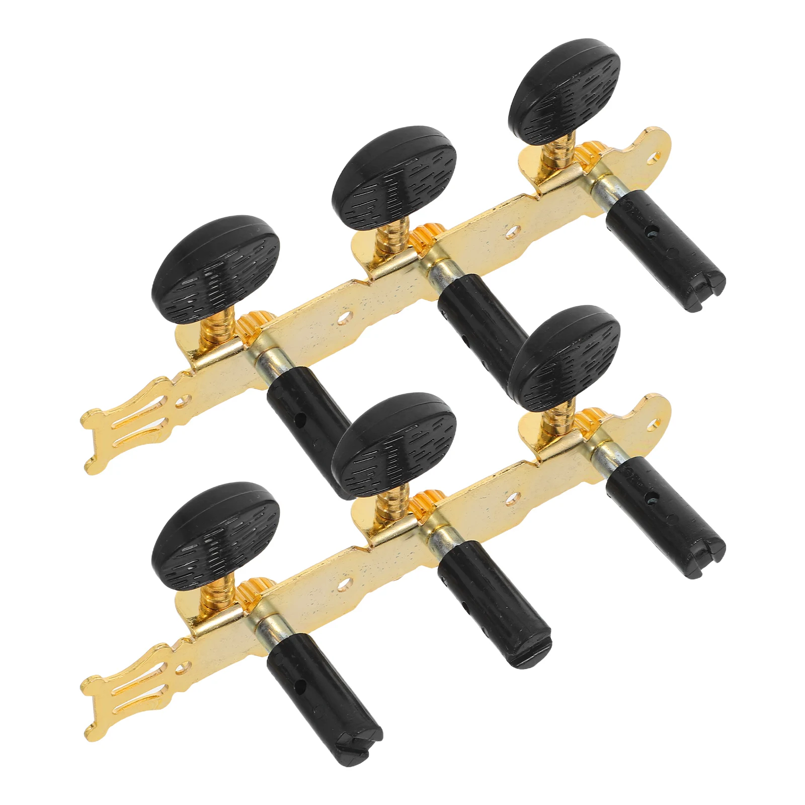 

2pcs Acoustic Guitar Accessories Tuning Pegs Iron Material Lightweight Quick Adjustment Compatible Ukulele Guitar Pegs