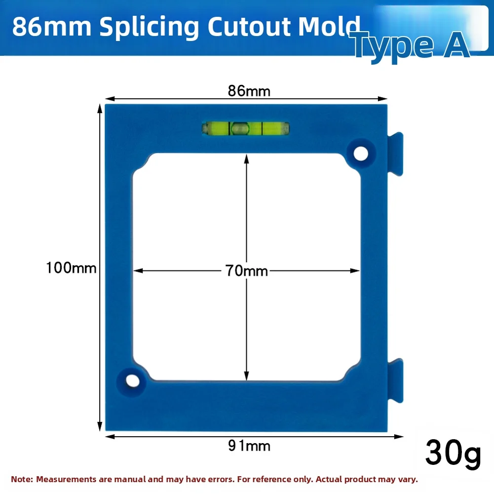 Versatile 86 Socket Hole Template: Precision Tool For Seamless Installations For Sockets/Flush-Mounted Box ﻿