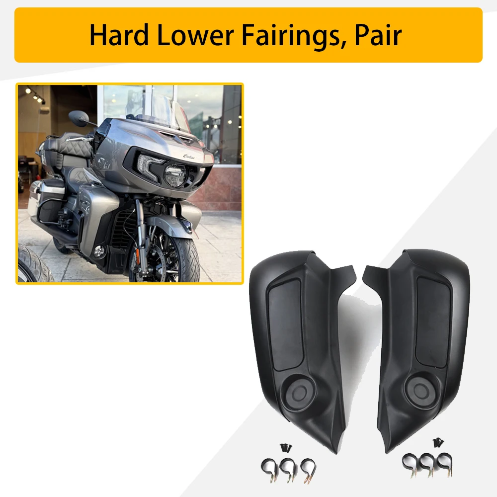 

Motorcycle Fairing Lowers Cover Extended Chin Spoiler Kit Fit Indian Challenger Chieftain PowerPlus Pursuit 112 2026
