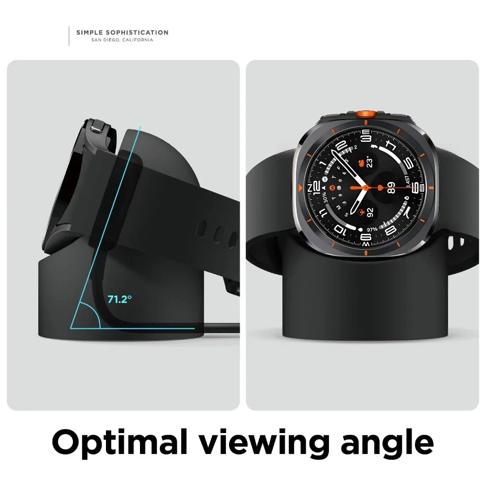 삼성 갤럭시 시계 울트라 47mm 충전 시트 브래킷 용 실리콘 충전 스탠드 삼성 갤럭시 시계 7 울트라 스토리지 시트