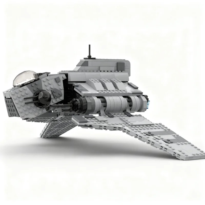 748pcs MOC Nu-Class Attack Shuttle Imperial Version Star Battle Model Building Blocks Christmas Gift Collection Craft Brick