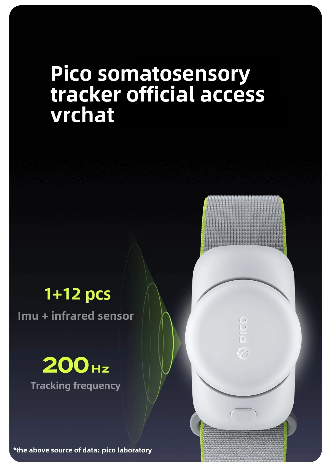 PICO Motion Tracker 2. Generation, Taillen-Tracker, für PICO 4 Ultra/PICO 4 Pro/PICO 4/Neo 3 – Detail 11