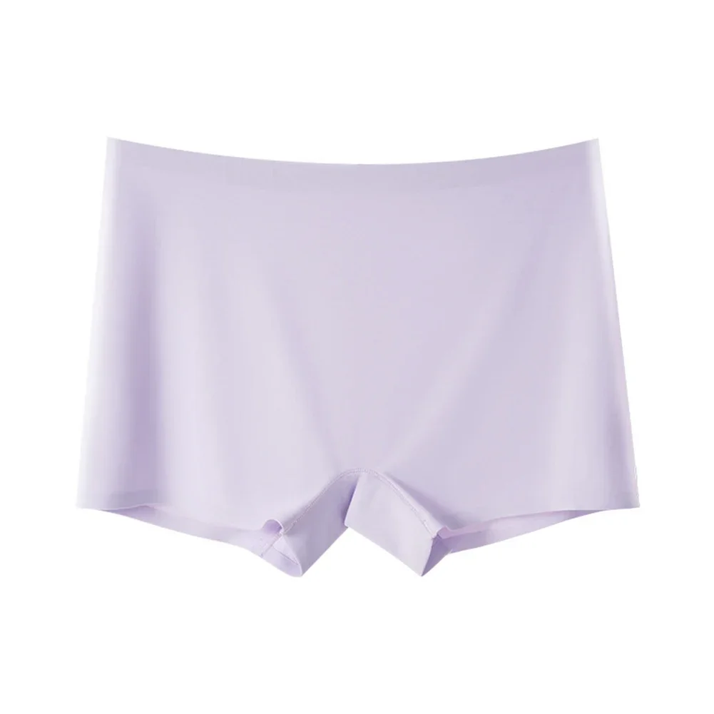 Pantaloncini con gonna di sicurezza da donna Pantaloncini elasticizzati in seta Icesilk senza cuciture che modellano la biancheria intima