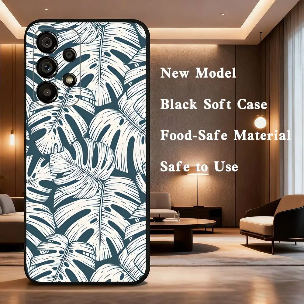 حافظة لهاتف سامسونج جالاكسي A73,31,32,72,41,53,52,71,22,5G,Note,J7,8,9 غطاء أسود ناعم #6