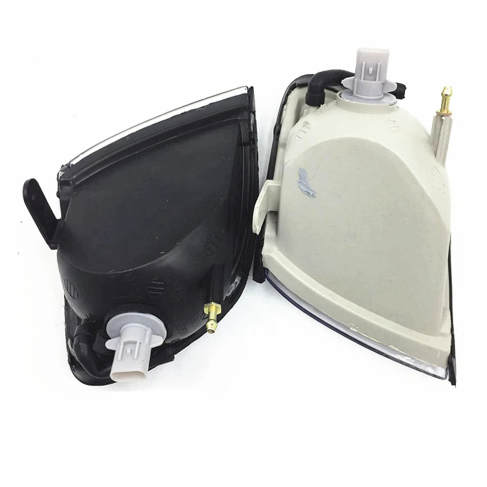 Pair Front Headlight Corner Light Turn Signal Indicator Lamp White Main in Car Light