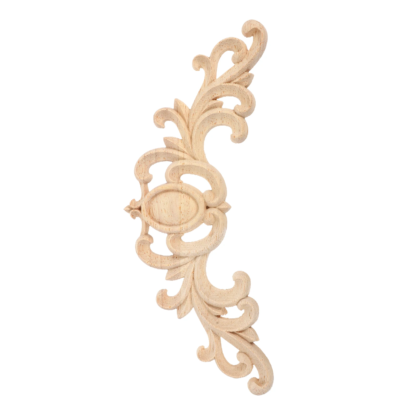 

European Wood Carved Appliques For Furniture Cabinet Door Wall Decor Wood Onlays Decorative Trim Home Decorations