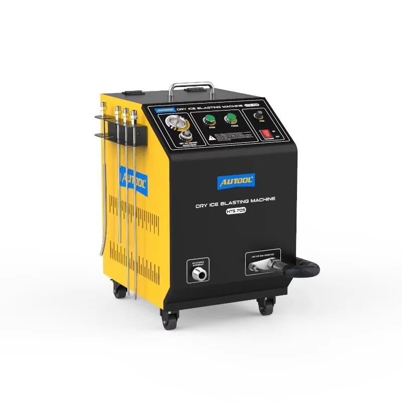 2025Best Sale AUTOOL HTS705 110V 220V Auto Car Dry Ice Blasting Cleaning Machine Blaster Engine Carbon Cleaner