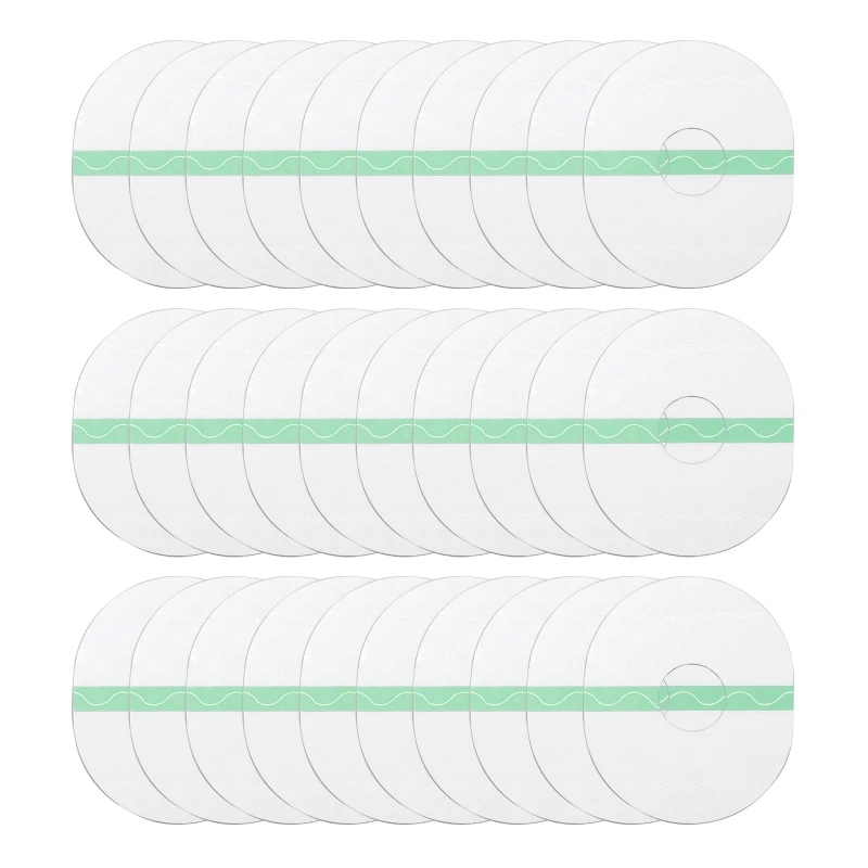 30 قطعة/المجموعة الرياضة الاستشعار التصحيح حامي حرة لاصق بقع واضح كبل مستشعر مقاوم للماء غطاء للحماية للاستحمام