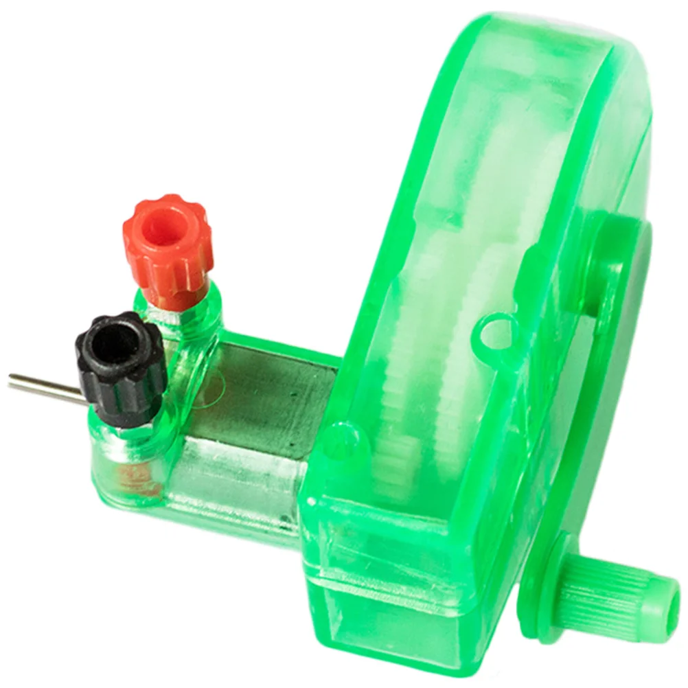 

2 Pcs Hand Crank Generator Plastic Education Mechanics Electricity Experiment Teaching Tool Kids Gifts