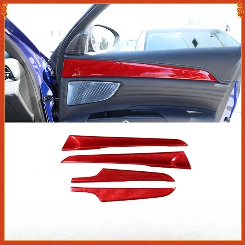 

Для Maserati Grecale настоящее углеродное волокно, оригинальное внутреннее украшение, дверная панель, декоративная полоса, внутренняя модификация, аксессуары