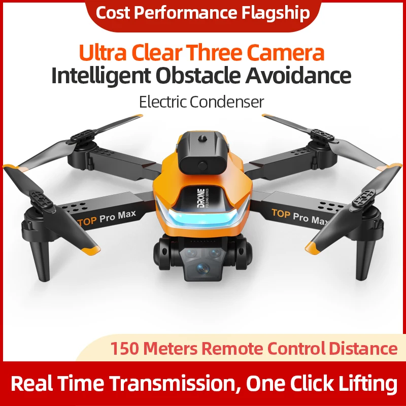 

P23 2026 NEW Professional Dron Obstacle Avoidance Drone with Camera 4k HD RC FPV Quadcopter Drone Kid Gift Toys drone