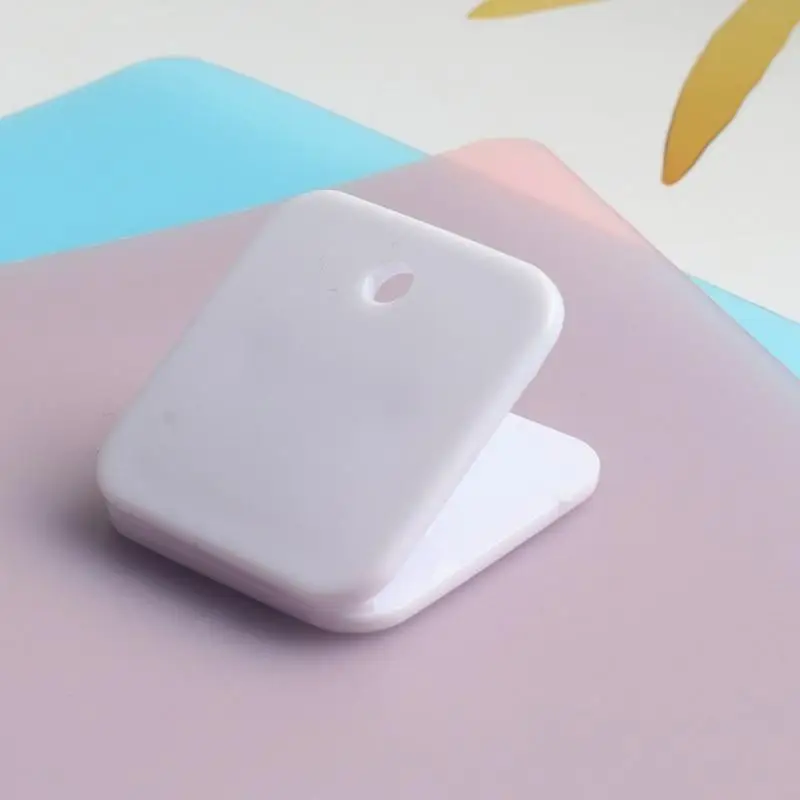 20cb 10pcs 아크릴 종이 클립 정사각형 종이 클램프 문서 주최자 클립 30x32mm