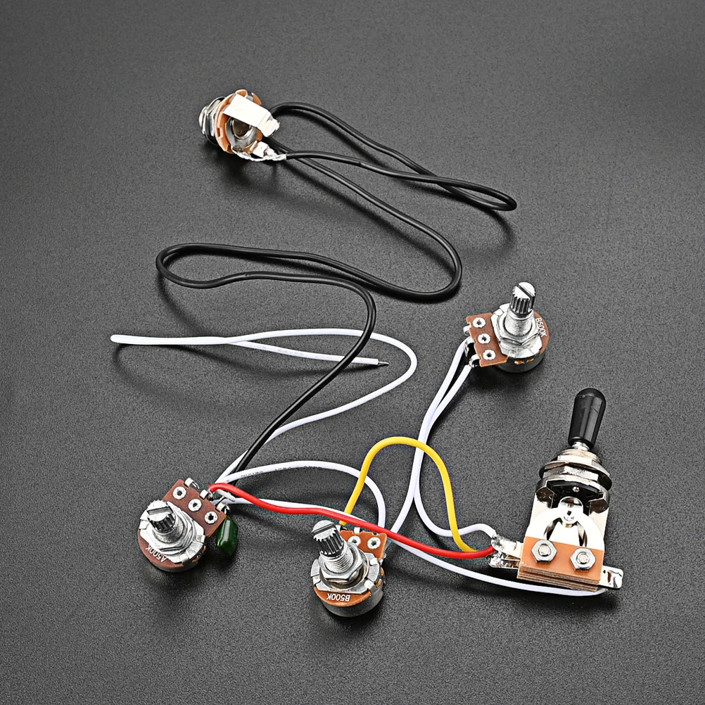 

1 Set Potentiometer Harness For Guitar Metal Plastic Parts Replacement Durable Lightweight Easy Install Fashion Design