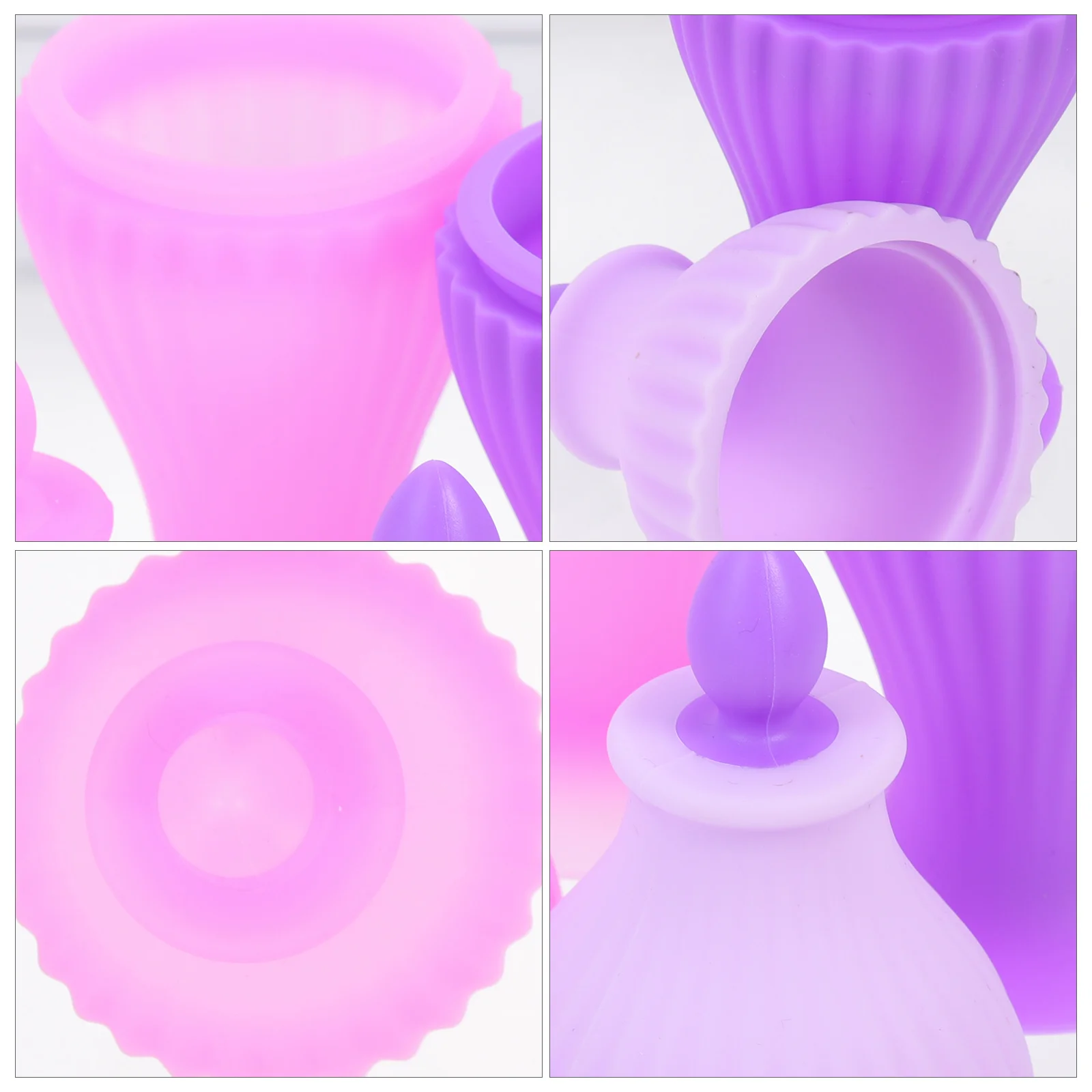 

2Pcs Silicone Face Skin Care Tool Reusable Tighten Skin Massage Facial Ice Mold Portable Cooling Beauty Massager