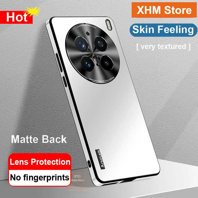 Brand Phone Case For Vivo X200 Pro Skin Feeling Matte Case For Vivo X200 Pro Cover Luxury Airbag Protective Bumper Shell Armor