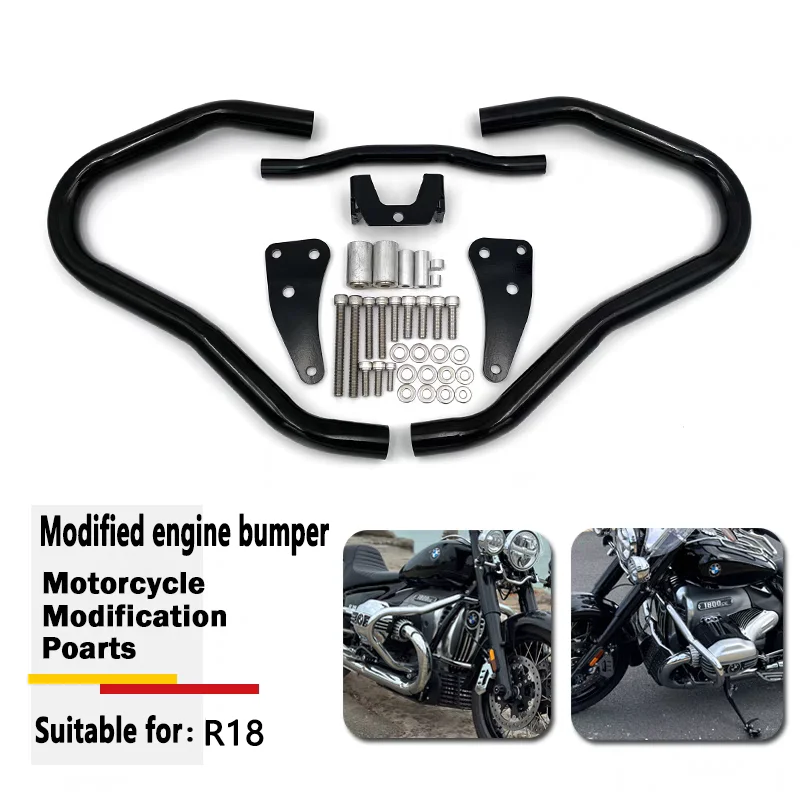 Motorcycle Engine Protection Bar Crash Protector Stainless Steel Bumper Fairing Guard For BMW R18 100 Years R 18 Classic 2020-