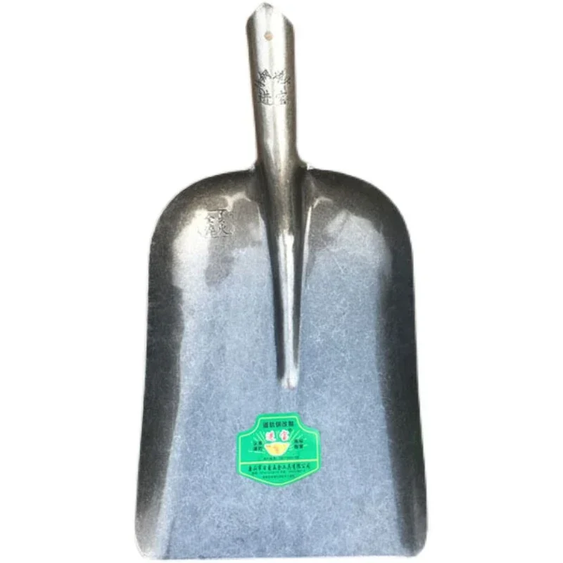 Quadrada pá de Neve Metal Aço Manganês Grande Carvão Sshovel Escavação pá Limpeza para Garagem Jardinagem pá