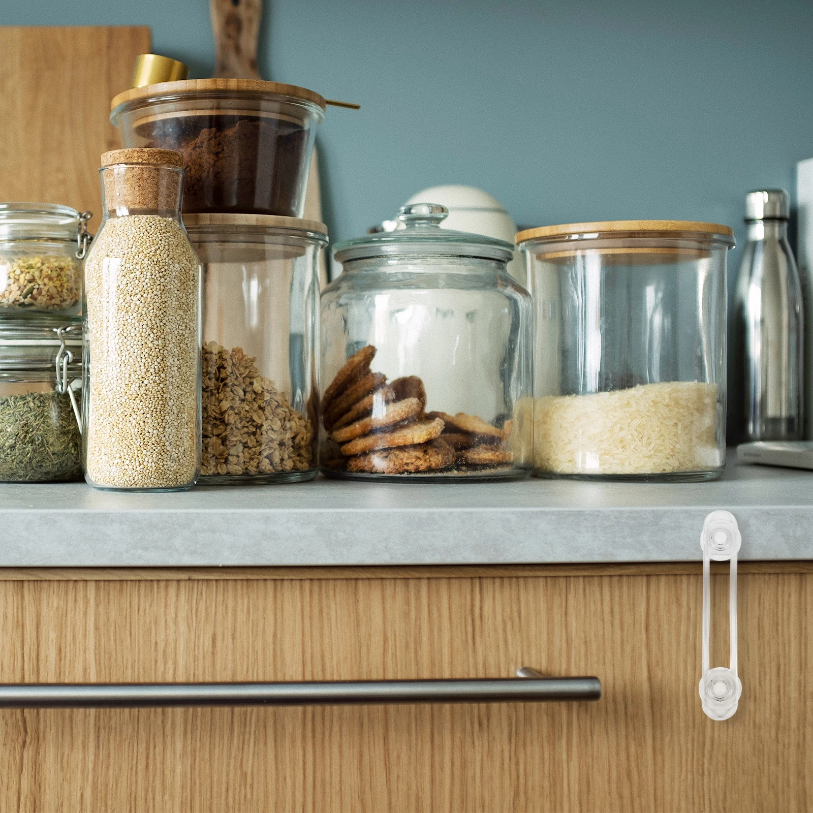 

10Pcs Safety Lock for Baby Proofing Childproof Cabinet Latch Drawer Lock Self-Adhesive Child Safety Locks Drawer Locks