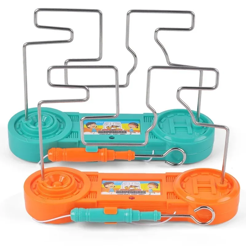 Maze Game, Educational Puzzle Toys Classic Collision Electric Shock Bump Circuit Maze Game Intellectual Development Toys for Kid