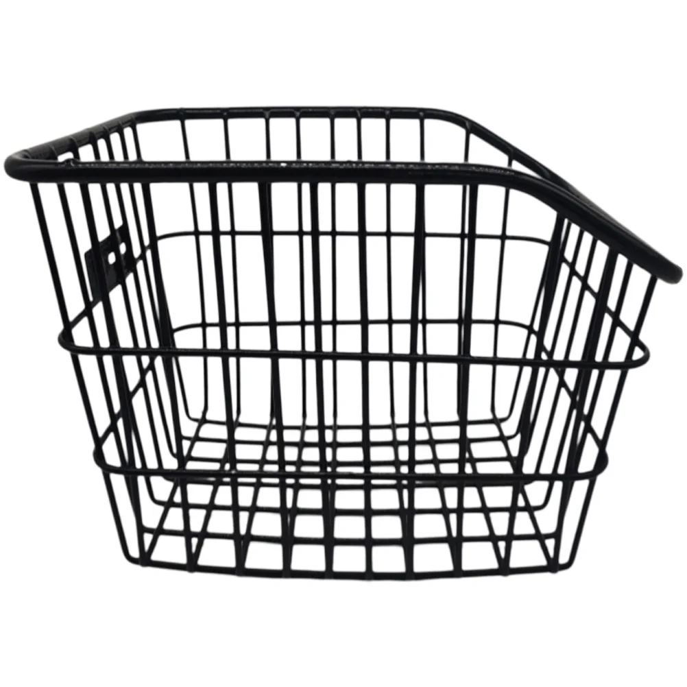 

Rear Bike Basket Sturdy Cycling Accessories Detachable Rack Kids Container Thickened Metal Bicycles Fittings Outdoor Stable Safe