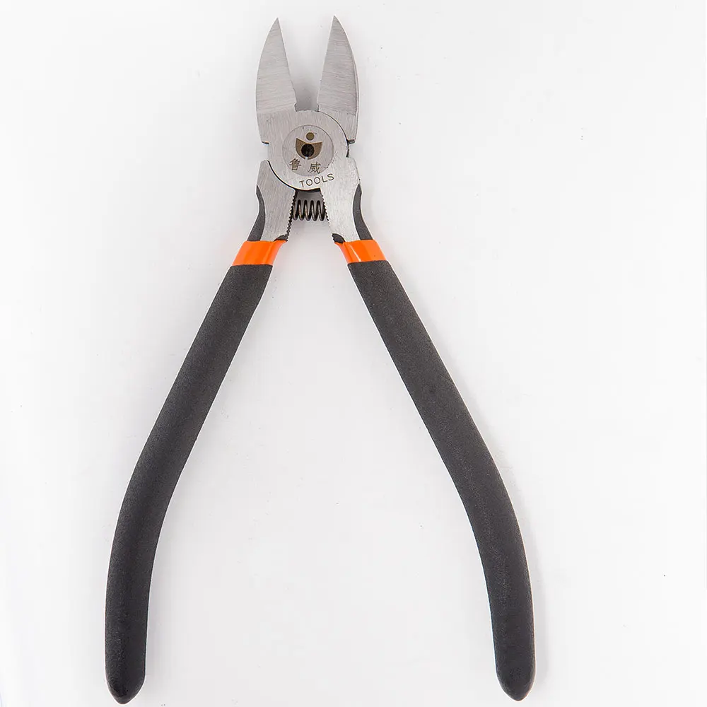 6-Inches Wire Cutters Heavy Duty Snips Flush Cut Side Cutters Pliers Metal Cutting Tool for Crafting Flowers Electrical