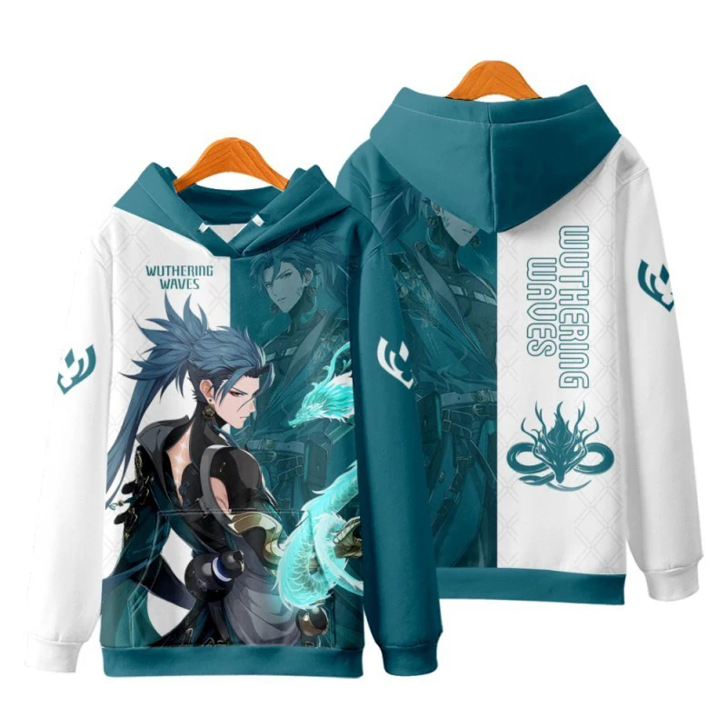 Autumn Game Wuthering Waves 3D Print Hoodies Men Women Fashion Casual Sweatshirts Oversized Hoodie Pullovers Tracksuit Clothing