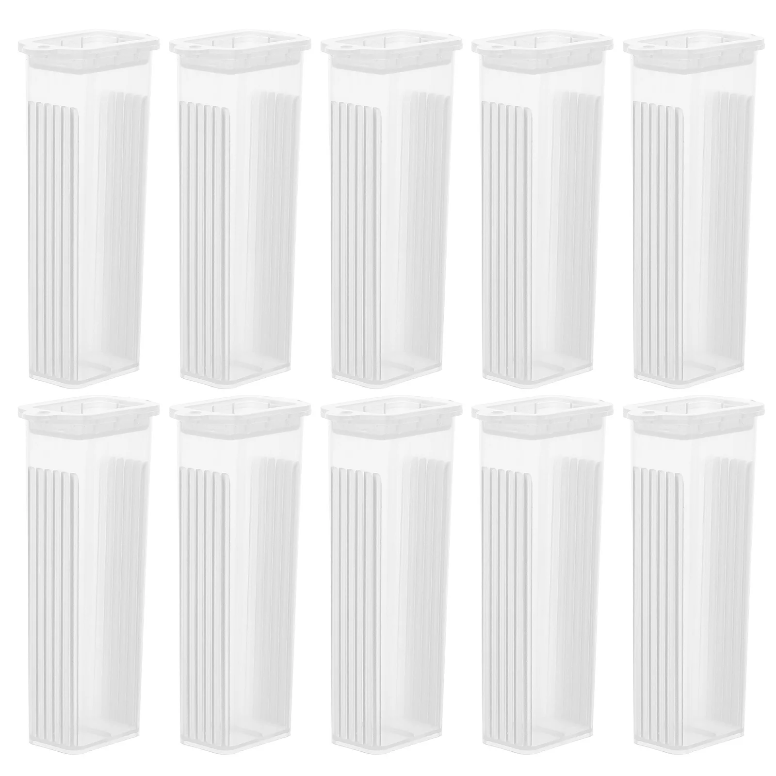 

50Pcs Clear Plastic Staining Jars 5-Slot Design for Precise Results Lab Sample Storage Slide Staining Rack Laboratory Furniture