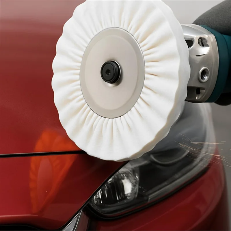 

A34R 7PCS 8 Inch Polishing Kit - Airway Buffing Wheel For Metal Rim Shine Restoration Grinder Compatible Wheel Polisher