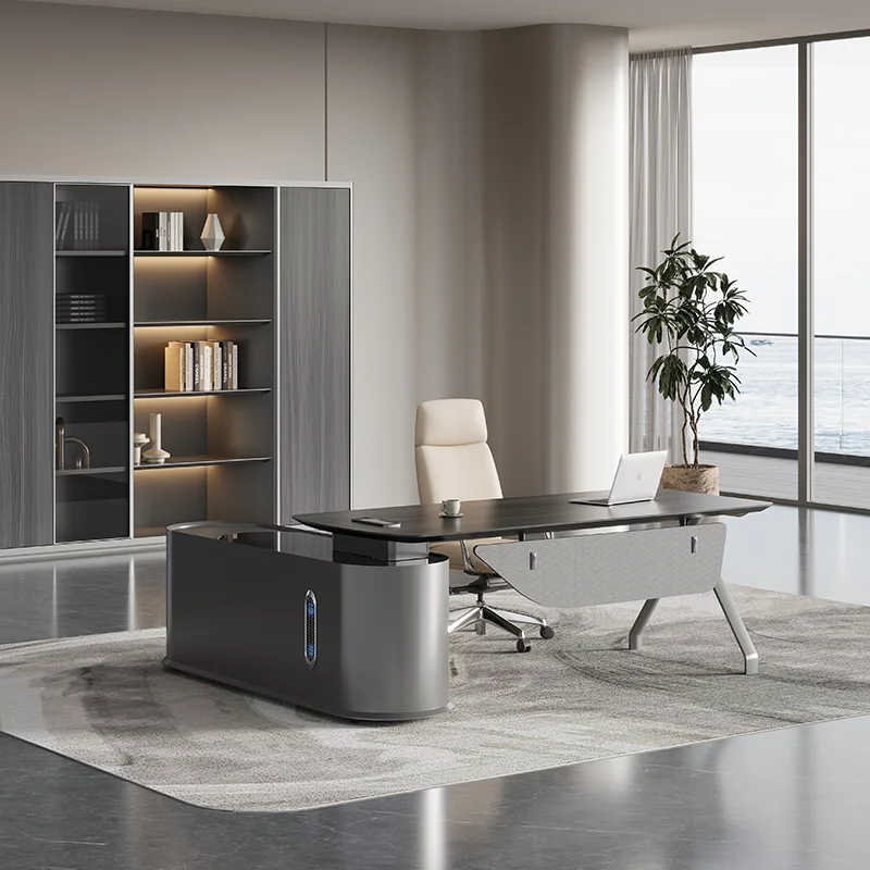 Modern Executive Office Furniture Manager Table Ceo Office Desk Boss Chair Desk Executive Boss Desk