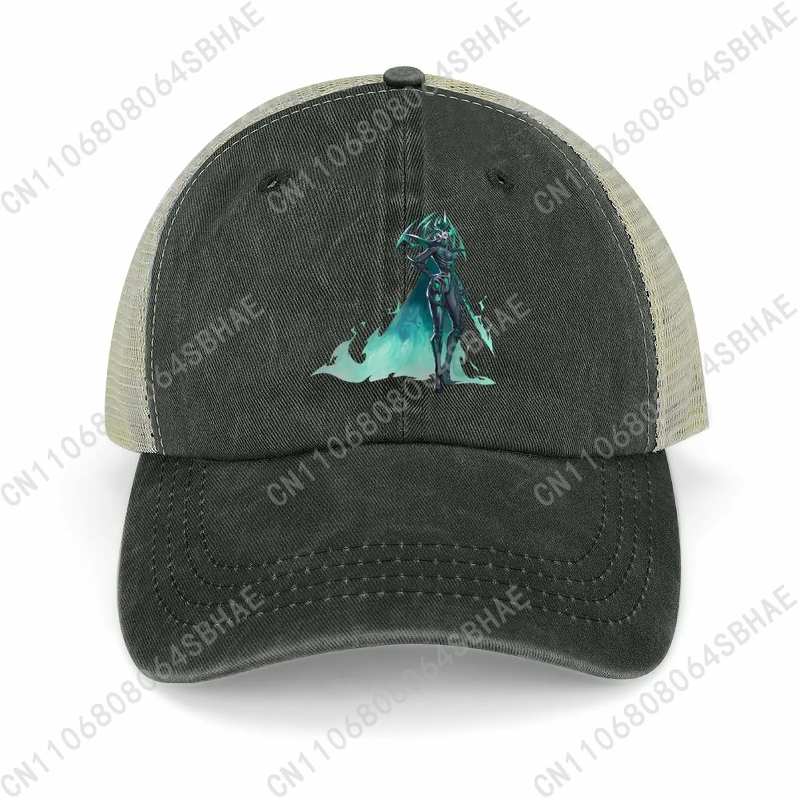 

Marvel Hela Mesh Cowboy Hat Hollow Ventilated Summer Cap Men Women Outdoor Sun Hat Adjustable Strap Custom Cosplay