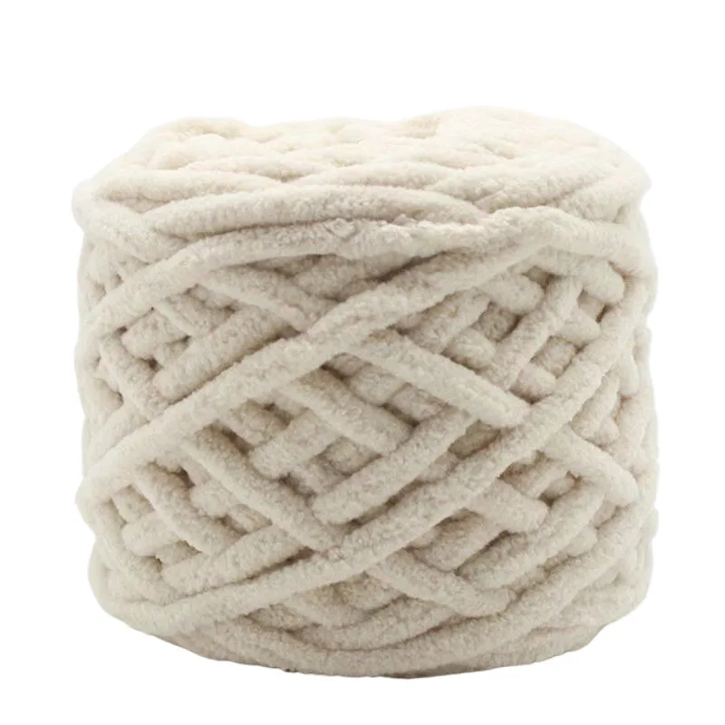 1 Stück 100 g Samt-Handstrickgarn Polyester Häkelgarn Strickschal Slipper Hutlinie Kissen Puppenhausschuhe Fäden 50 m 1968 Zoll – Detail 32