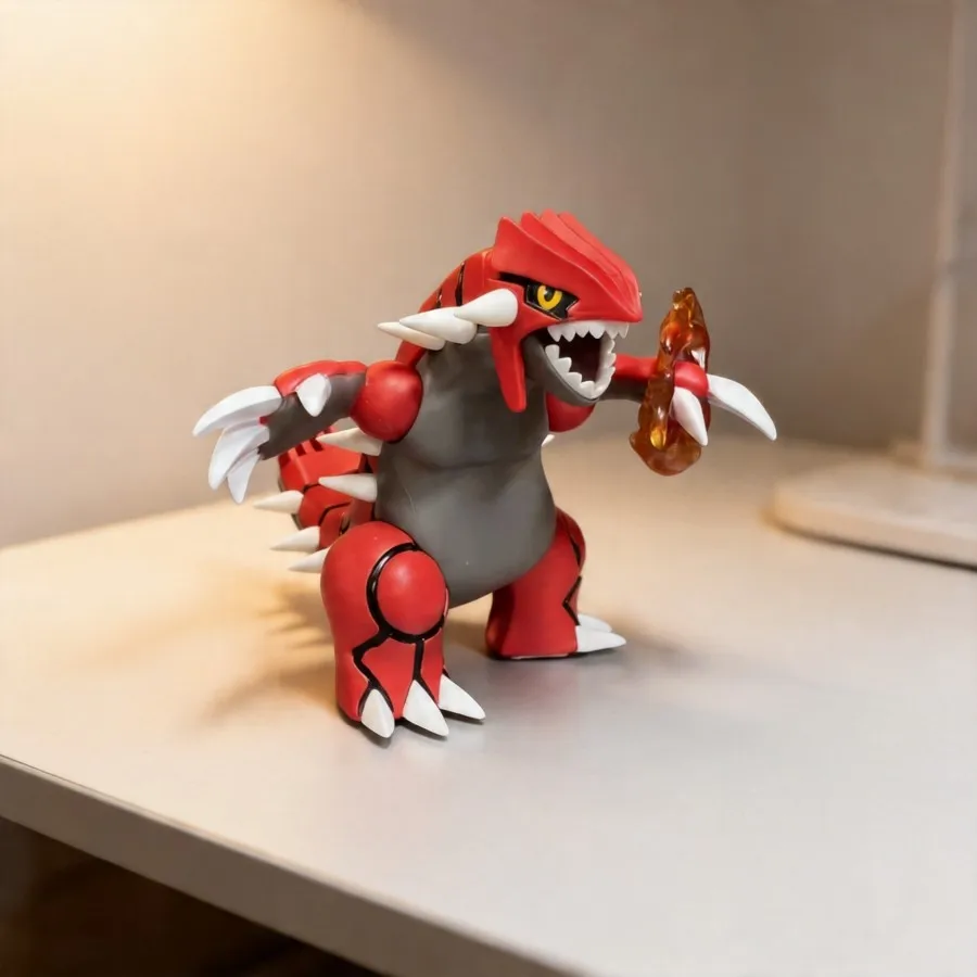 

Pokémon Groudon Figure - Pocket Monster Collectible Model Toy 20cm Anime Character Statue Gift for Fans