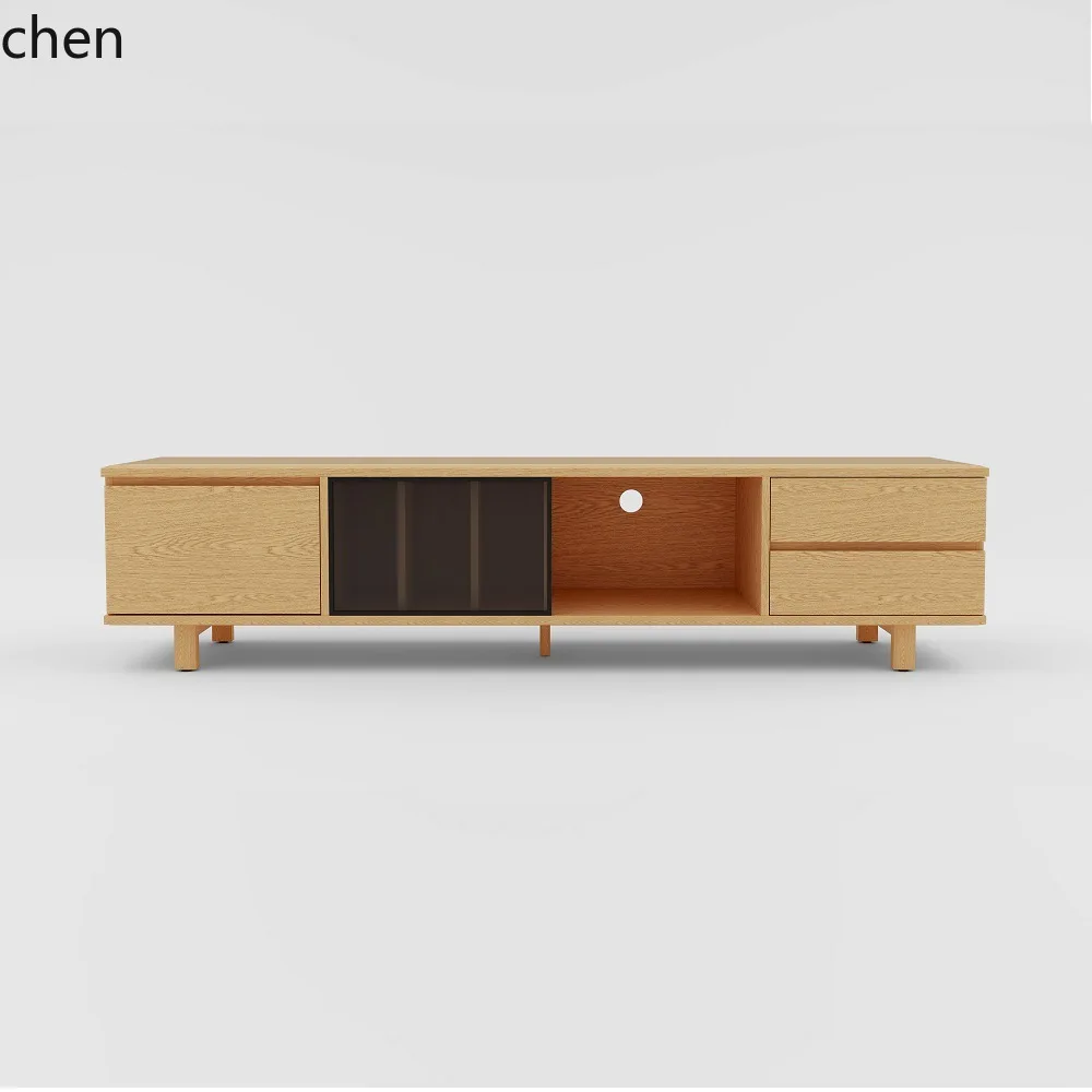 ZML Modern Minimalist TV Cabinet Multi-Functional Storage Organizer Living Room Cabinet