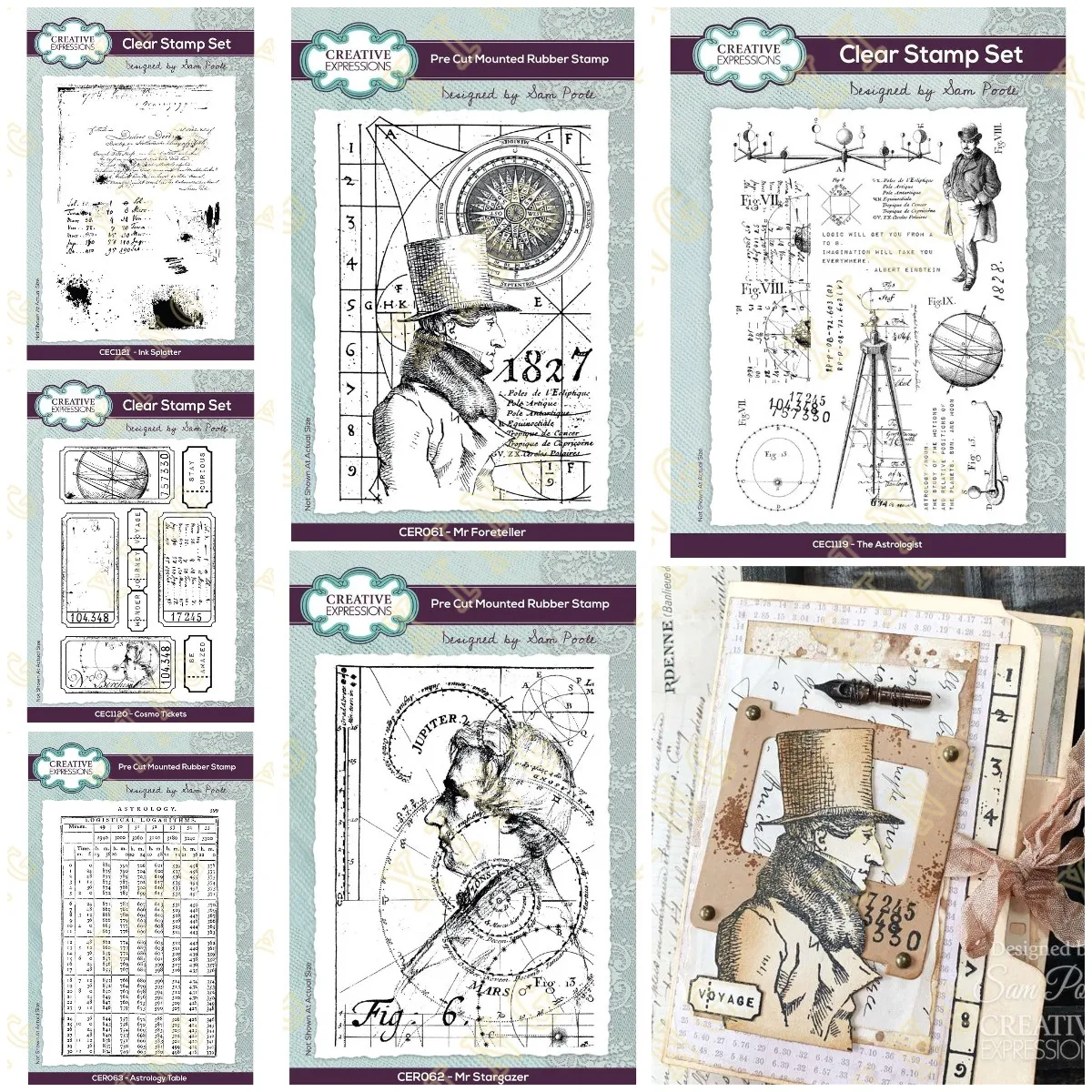 New Mr Foreteller Cling Stamp Ink Splatter Clear Stamp Silicone Stamps Diy Scrapbook Diary Decoration Embossed Paper Card Album