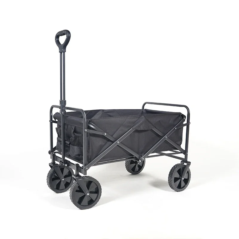 2024 Heavy Duty Outdoor Camping Cart Portable Heavy DutyFoldable Garden Tool Folding Garden Beach Wagon Stroller