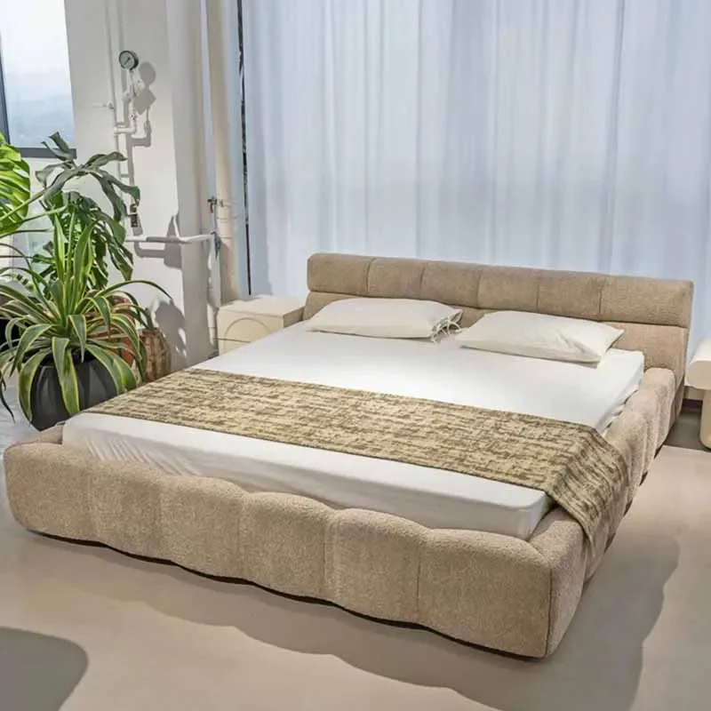 

Дизайнерская двуспальная кровать в стиле лофт, скандинавская роскошная современная двуспальная кровать размера «queen-size», полноразмерная европейская мебель для спальни Cama Matrimonio