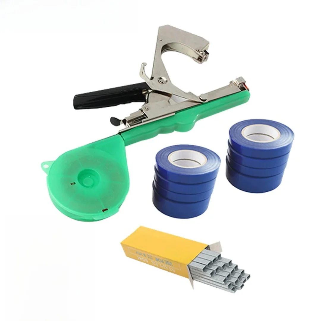 

Tying Machine Plant Garden Plant Tapetool Tapener +10 Rolls Tape Set for Vegetable Grape Tomato Cucumber Pepper Flower