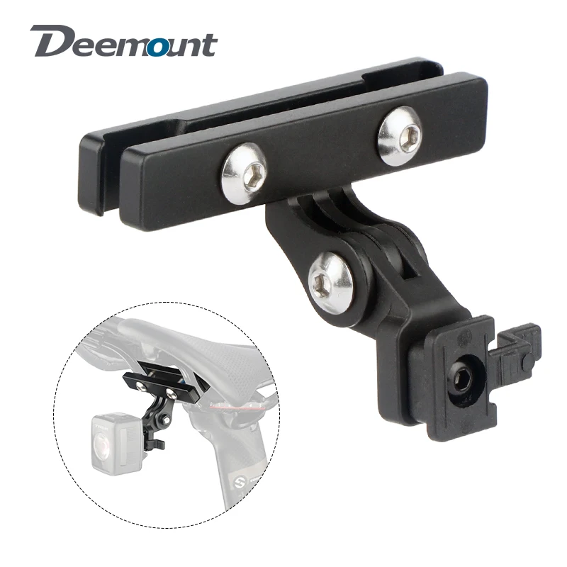 Bicycle Saddle Light Mount For Trek Bontrager Headlight Taillight Bracket Angle Adjustable Bike Seatpost Rail Rear Light Holder