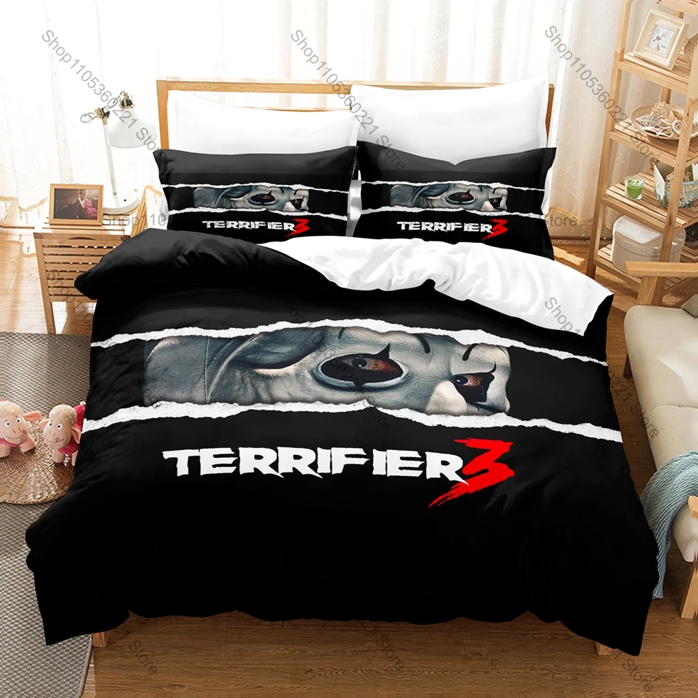 Juego De Ropa De Cama De 3 Piezas Con Diseño De Payaso Terrorífico 2-3, Funda De Edredón Y Fundas De Almohada, Agradable Al Tacto, Para Todas Las Estaciones, Para Fanáticos Del Horror — -54%, 30.54€ Coupon, from 24.99€ – 54% descuento – €24.99