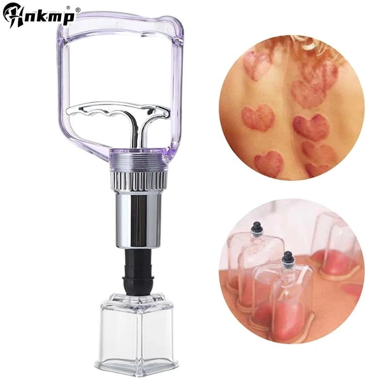 1PC Star/Heart Shape Vacuum Cupping Massage Jar Cans Chinese Medicine Physiotherapy Suction Cups Body Massager Healthy Care