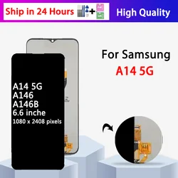 AAA Quality For Samsung A14 5G LCD Display Touch Screen Digitizer For Samsung A146 A146B A146P A146U LCD Replacement Parts