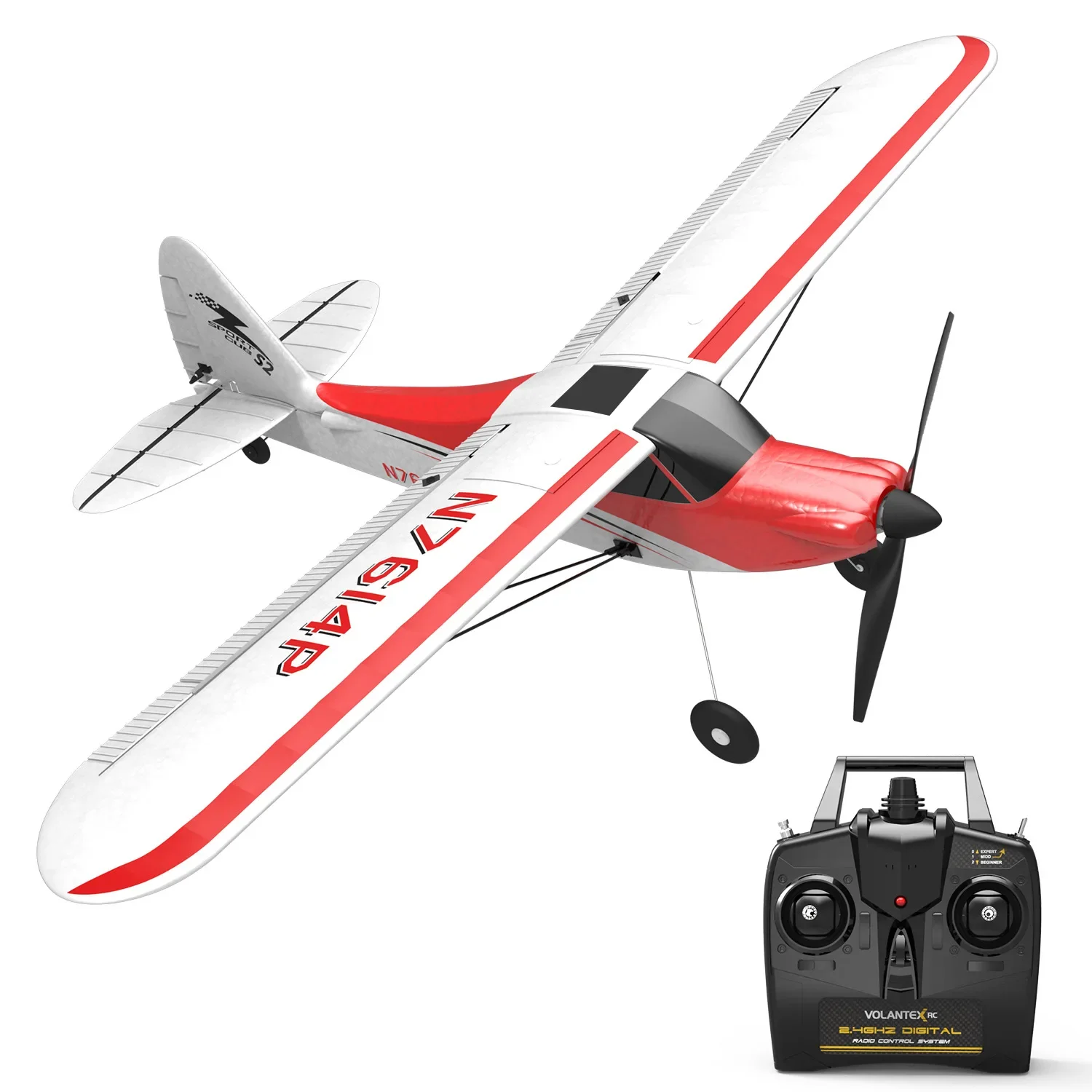Remote control aircraft, four-channel, remote control trainer aircraft, fixed-wing model aircraft, foam  , drop resistance