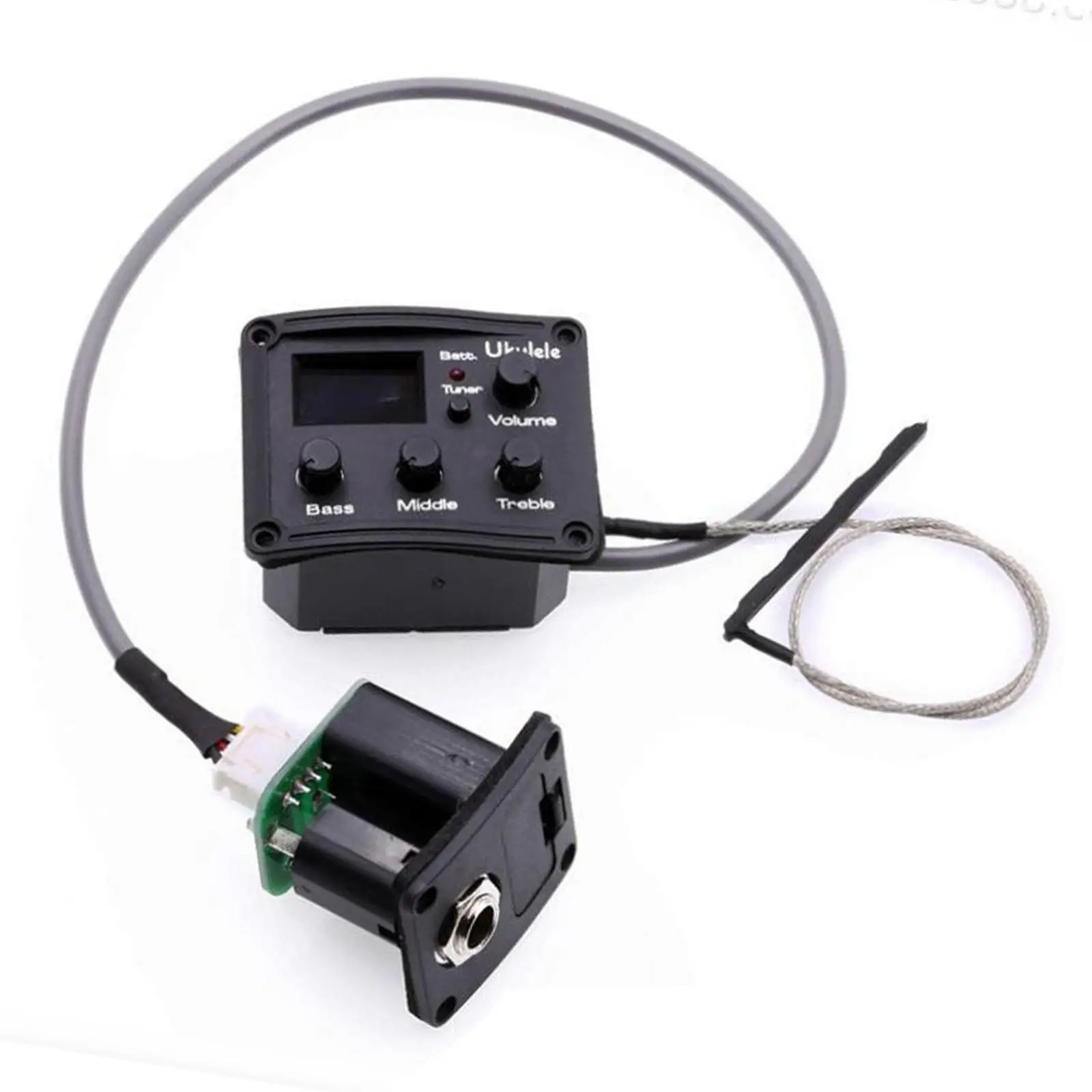 EQ Equalizer Tuner System Ukulele for 3 Band Musical Instrument