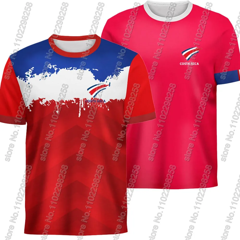 

Maillot Costa Rica National Jersey team Fans 2024 T Shirts 3D Print Mens Shorts Running Streetwear Casual Training Suit Clothe